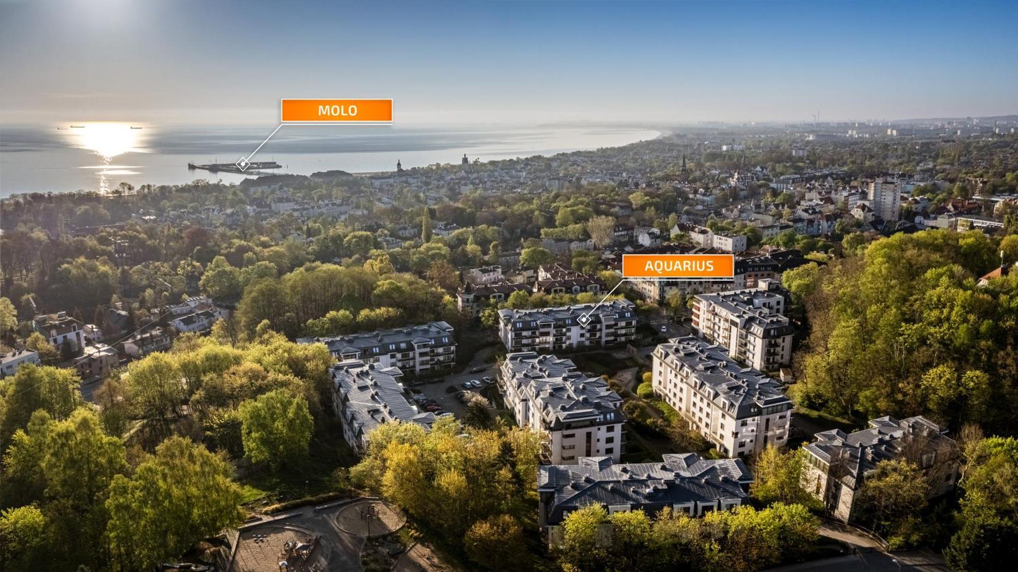 Apartamenty Sun & Snow Aquarius Sopot Exteriör bild